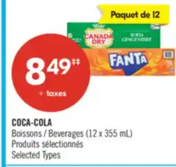 Pharmaprix COCA-COLA Beverages (12 x 355 mL) offer