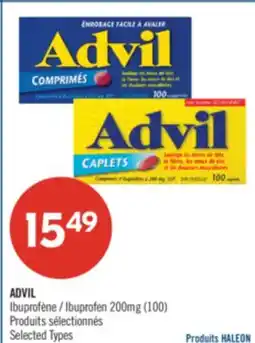 Pharmaprix ADVIL Ibuprofen 200mg (100) offer