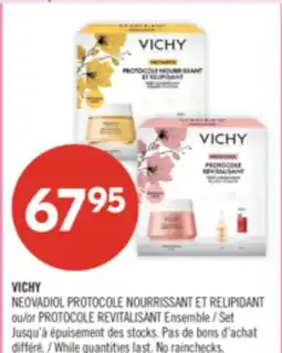Pharmaprix VICHY NEOVADIOL PROTOCOLE NOURRISSANT ET RELIPIDANT OR PROTOCOLE REVITALISANT Set offer