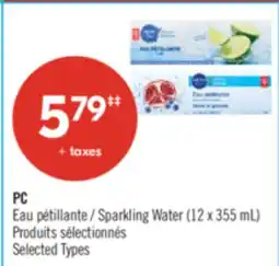 Pharmaprix PC Sparkling Water offer