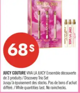 Pharmaprix JUICY COUTURE VIVA LA JUICY Discovery Trio Set offer