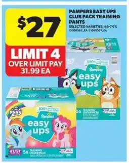 Real Canadian Superstore Pampers Easy Ups Club Pack Training Pants offer