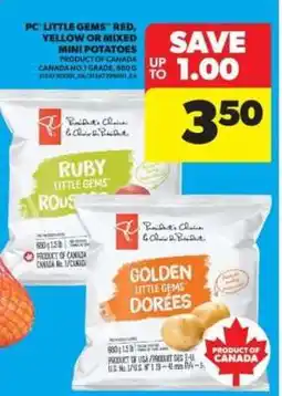 Real Canadian Superstore PC Little Gems Mini Potatoes offer