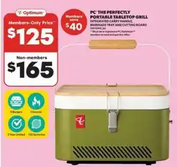 Real Canadian Superstore PC The Perfectly Portable Tabletop Grill offer
