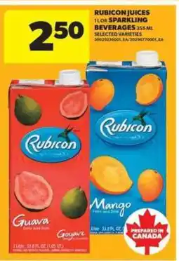 Real Canadian Superstore Rubicon Juices offer
