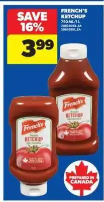 Real Canadian Superstore French's Ketchup offer