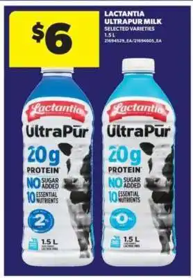 Real Canadian Superstore LACTANTIA ULTRAPUR MILK offer