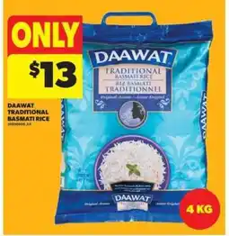Real Canadian Superstore DAAWAT Traditional Basmati Rice offer