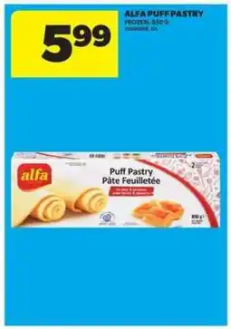 Real Canadian Superstore ALFA Puff Pastry offer