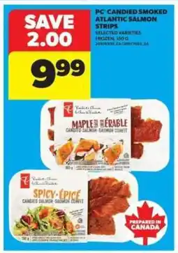 Real Canadian Superstore PC Candied Smoked Atlantic Salmon Strips offer