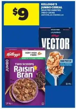 Real Canadian Superstore KELLOGG'S JUMBO CEREAL offer