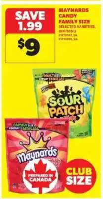 Real Canadian Superstore Maynards Candy Family Size offer