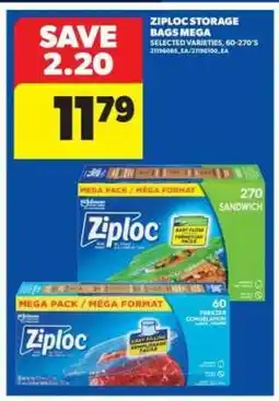 Real Canadian Superstore Ziploc Storage Bags Mega offer