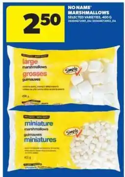 Real Canadian Superstore NO NAME MARSHMALLOWS offer