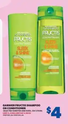 Real Canadian Superstore Garnier Fructis Shampoo or Conditioner offer