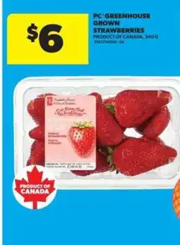 Real Canadian Superstore PC Greenhouse Grown Strawberries offer