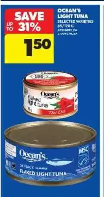 Real Canadian Superstore OCEAN'S LIGHT TUNA offer