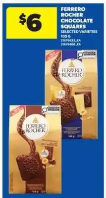 Real Canadian Superstore Ferrero Rocher chocolate squares offer