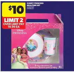 Real Canadian Superstore Disney Princess Mealtime Set offer