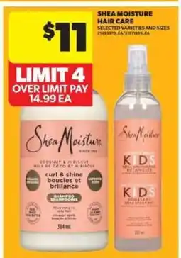 Real Canadian Superstore Shea Moisture Hair Care offer