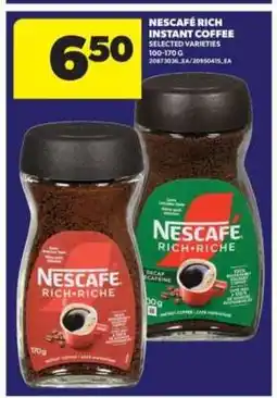 Real Canadian Superstore Nescafé Rich Instant Coffee offer