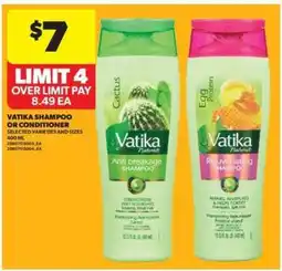 Real Canadian Superstore Vatika Shampoo or Conditioner offer