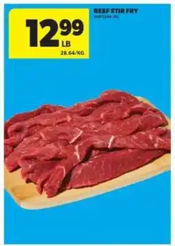Real Canadian Superstore BEEF STIR FRY offer