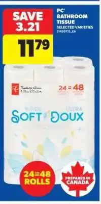 Real Canadian Superstore PC BATHROOM TISSUE offer