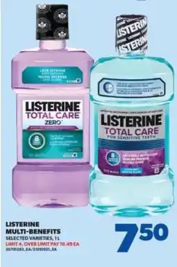 Real Canadian Superstore Listerine Multi-Benefits offer