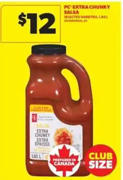 Real Canadian Superstore PC Extra Chunky Salsa offer