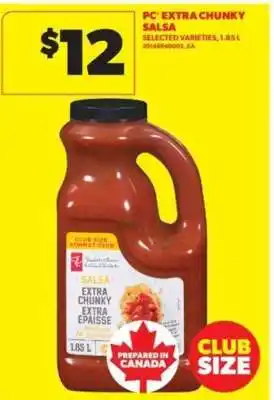Real Canadian Superstore PC Extra Chunky Salsa offer