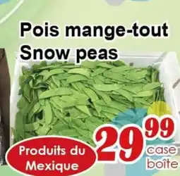 Marche C&T Snow peas offer