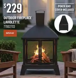 Canac Outdoor Fireplace offer