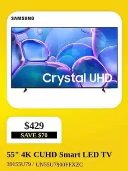 Leon's SAMSUNG Crystal UHD offer
