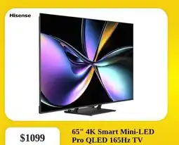 Leon's Hisense 65 4K Smart Mini-LED 165Hz offer