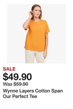 TSC Stores Wynne Layers Cotton Span Our Perfect Tee offer