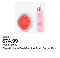 TSC Stores Flip with Luna Dual-Peptide Scalp Serum Duo offer