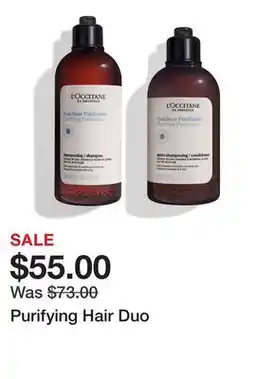 TSC Stores Purifying Hair Duo offer
