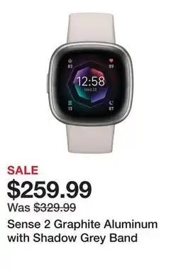 TSC Stores Sense 2 Graphite Aluminum with Shadow Grey Band offer