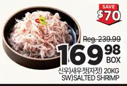 H-Mart 20KG SW SALTED SHRIMP offer