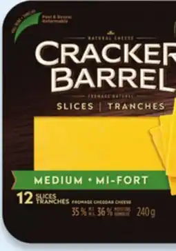 Walmart Cracker Barrel cheese slices offer