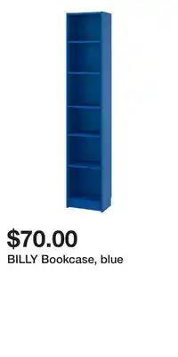 IKEA BILLY Bookcase, blue offer