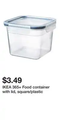 IKEA IKEA 365+ Food container with lid, square/plastic offer