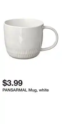 IKEA PANSARMAL Mug, white offer