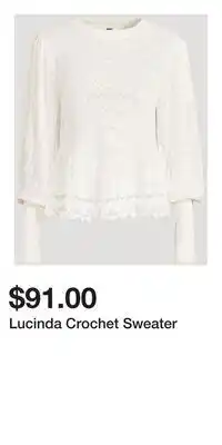 Holt Renfrew Lucinda Crochet Sweater offer