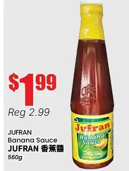 Btrust Supermarket JUFRAN Banana Sauce offer