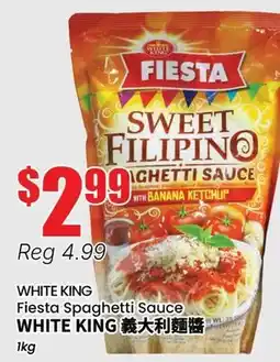 Btrust Supermarket WHITE KING Fiesta Spaghetti Sauce offer