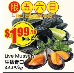 Btrust Supermarket Live Mussels offer