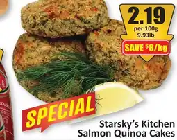 Starsky Starsky's Kitchen Salmon Quinoa Cakes offer