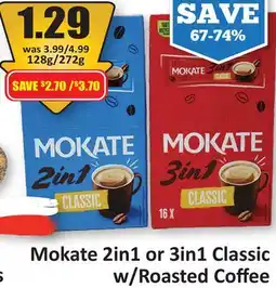 Starsky Mokate 2in1 or 3in1 Classic w/Roasted Coffee offer